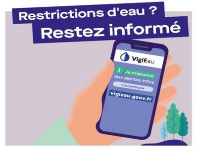 Suis-je concern� par les restrictions d'eau ?